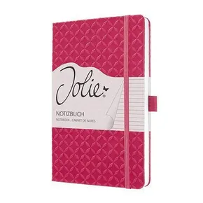 Notizbuch SIGEL Jolie JN105 Fuchsia Pink, liniert, 135 × 203 mm, 174 Seiten